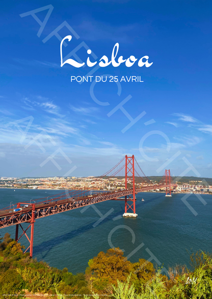Lisbonne Pont du 25 Avril